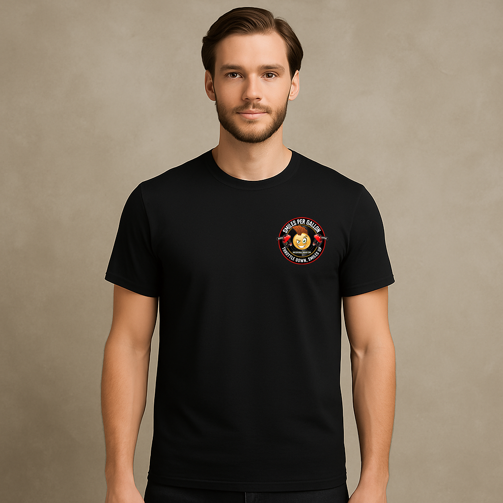 Men Black and White Shirt