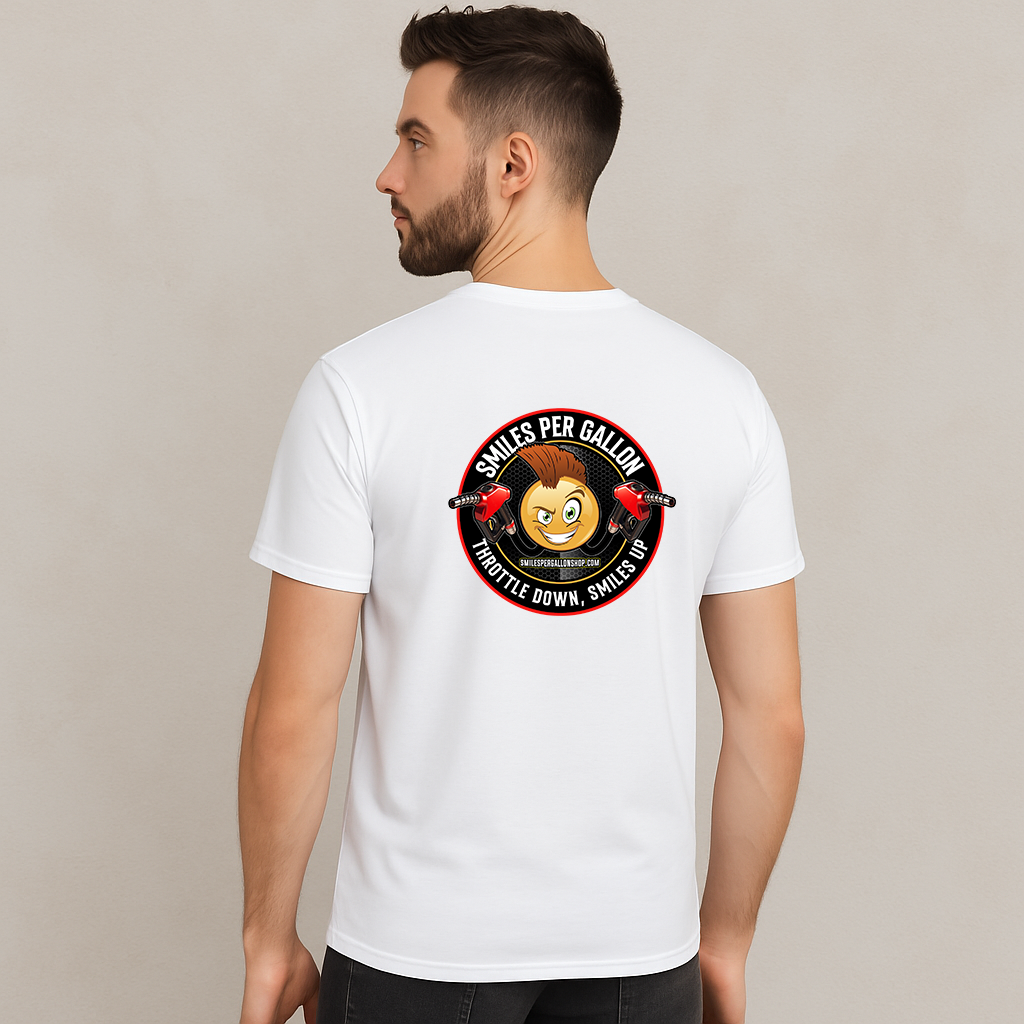 Men Black and White Shirt