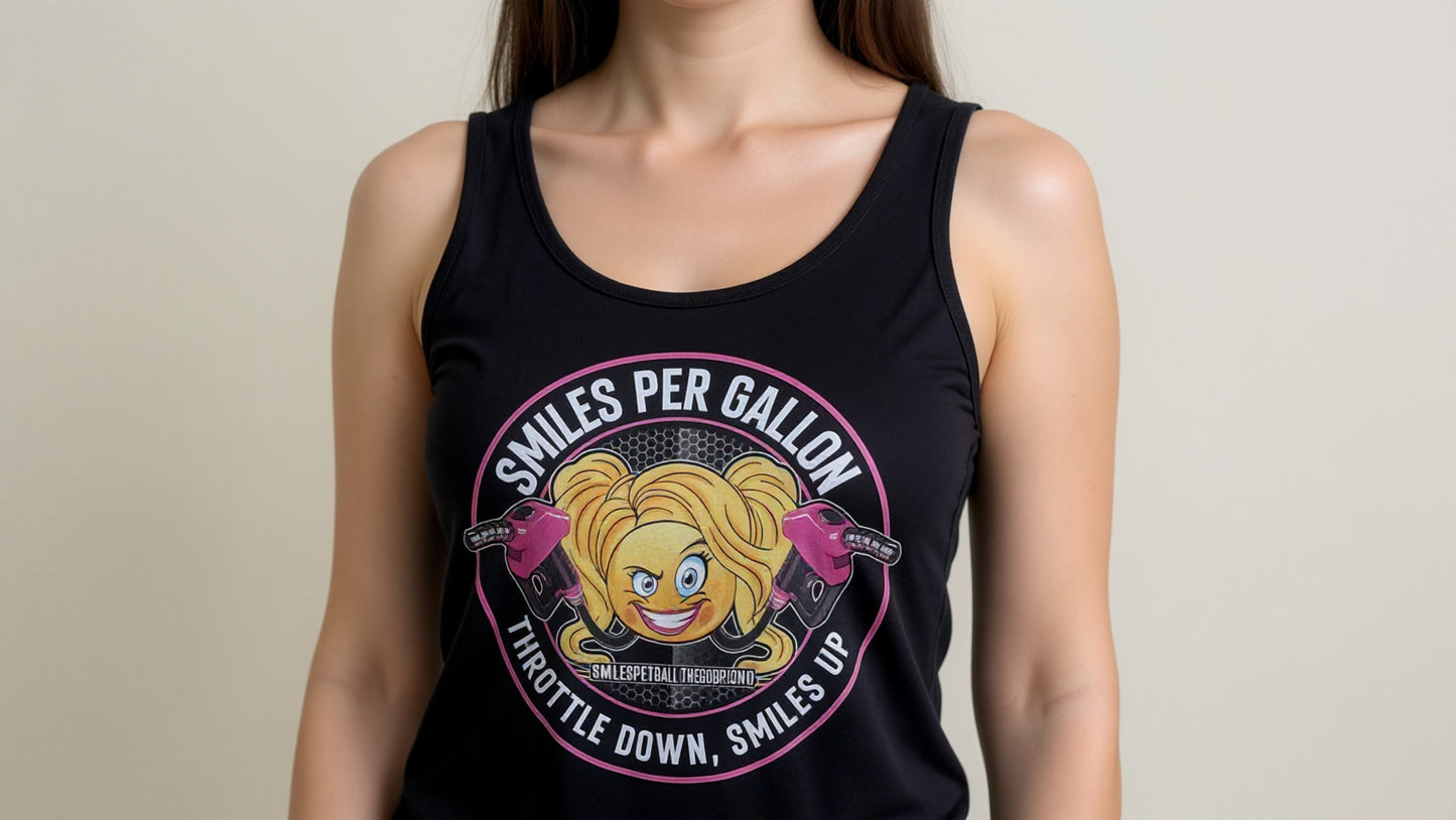 Smiles Per Gallon Women’s Tank Top