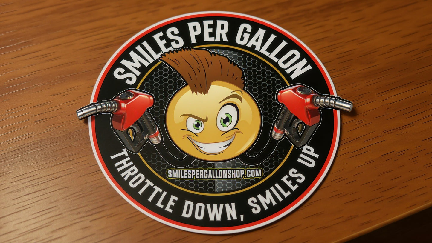 8" Throttle Badge Vehicle Sticker