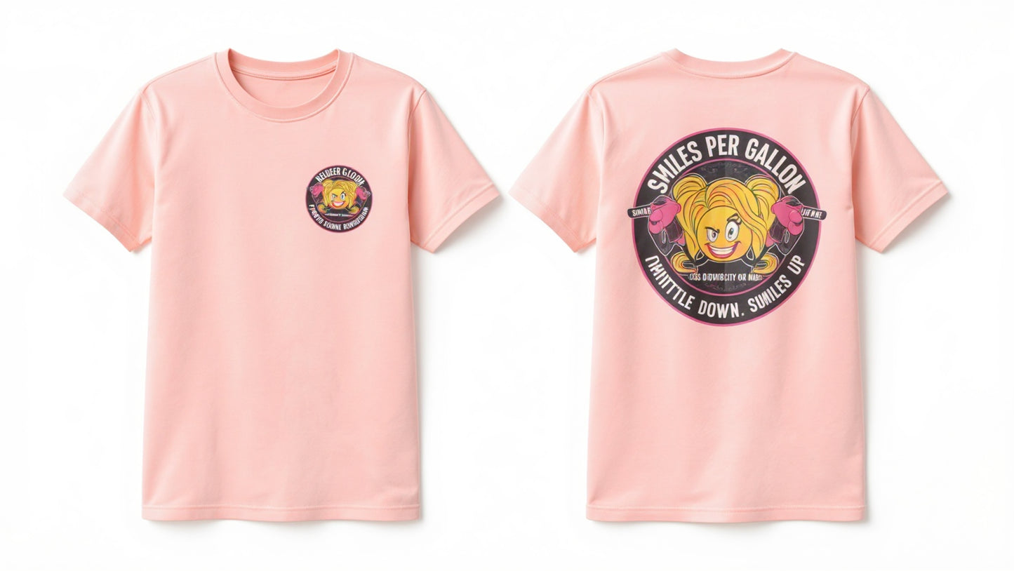 Women’s Black, White and Pink Shirt