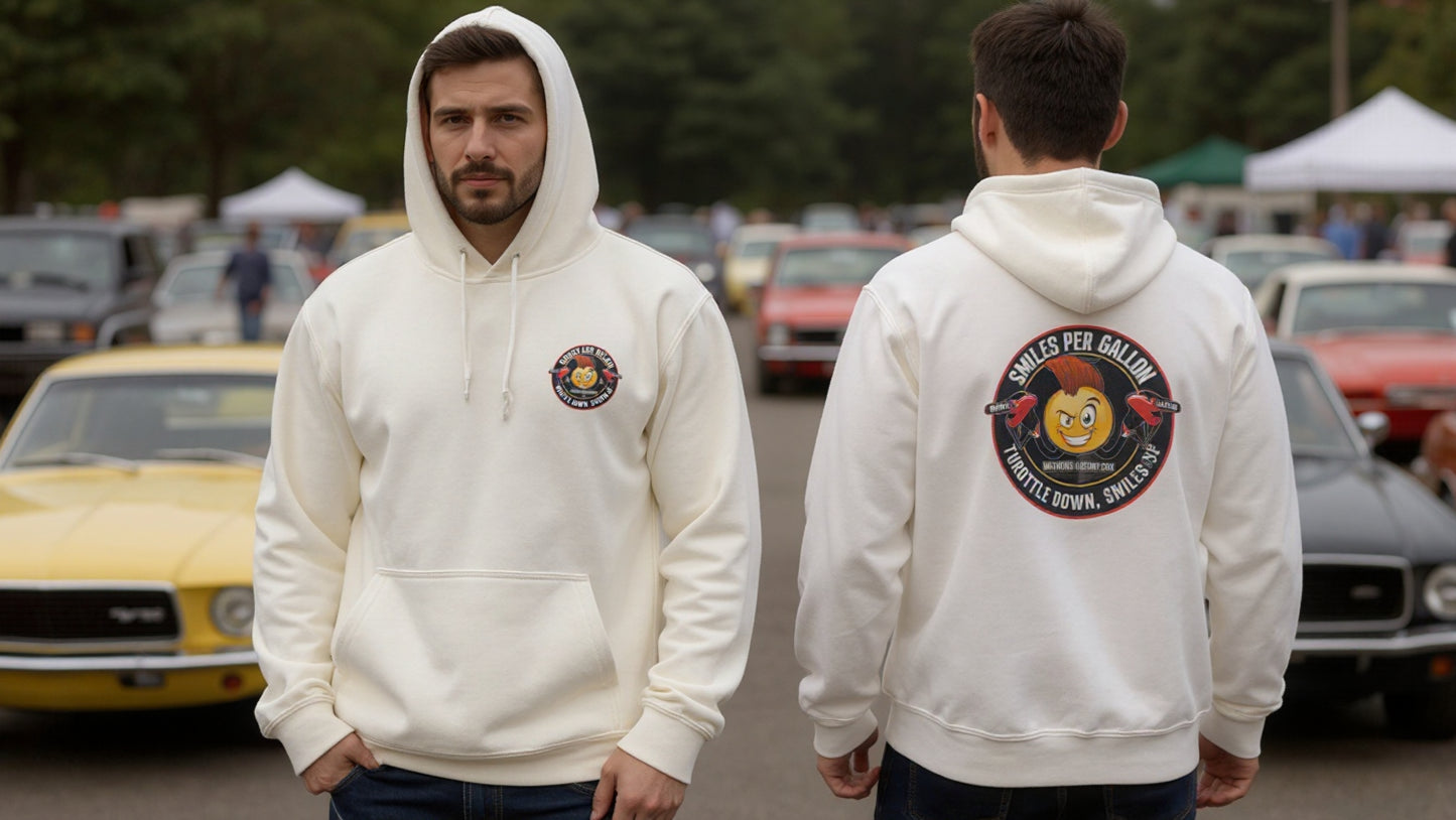 Men Black and White Sweatshirt