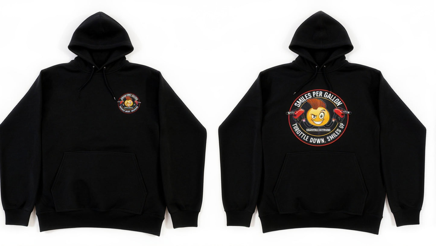 Men Black and White Sweatshirt